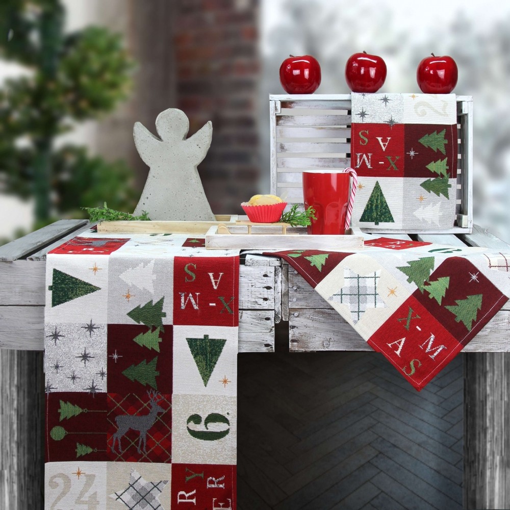 namizni pogrinjek sander advent rdeča