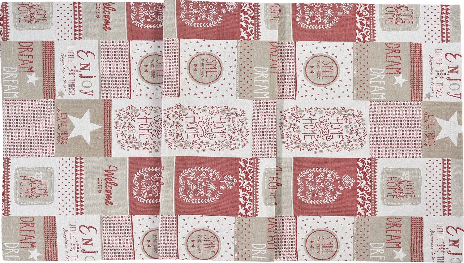 namizni tekač home sweet home - rdeč